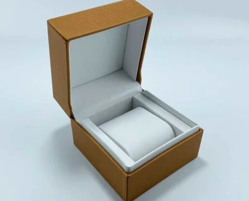 Custom Textured Paper Watch Box-3