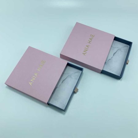 Rigid paper jewelry drawer box-2