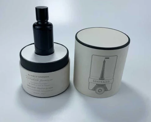 Cylinder round-shape perfume paper boxes-2