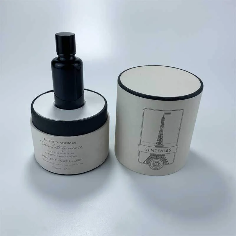 Cylinder round-shape perfume paper boxes-2