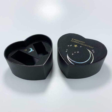 Heart-shaped cardboard paper gift watch box-2