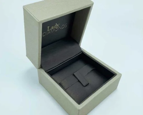 Premium Leatherette Diamond Ring Packaging Boxes-1