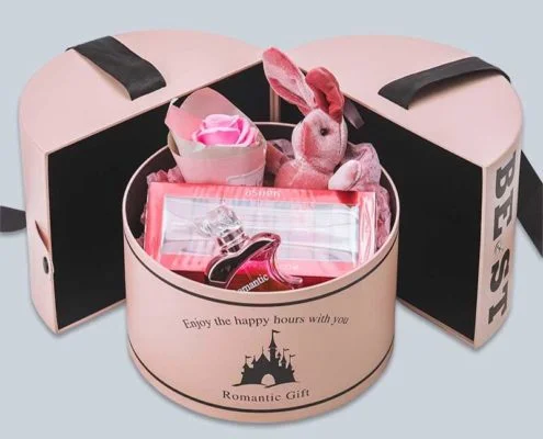 Round-shape-rigid-paper-perfume-box-1