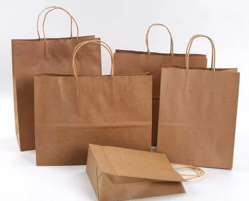 Bulk Brown Paper Bags with Handles