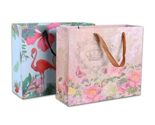 Custom Shopping Paper Bags with Logo (1)