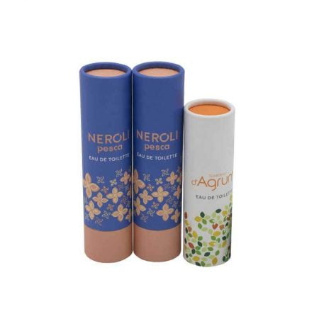 Cylinder Paper Cardboard Tubes with Caps (2)