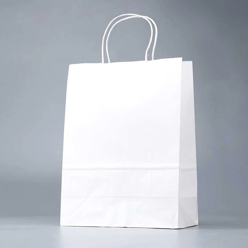 White Kraft Paper Bags Wholesale Factory (2)