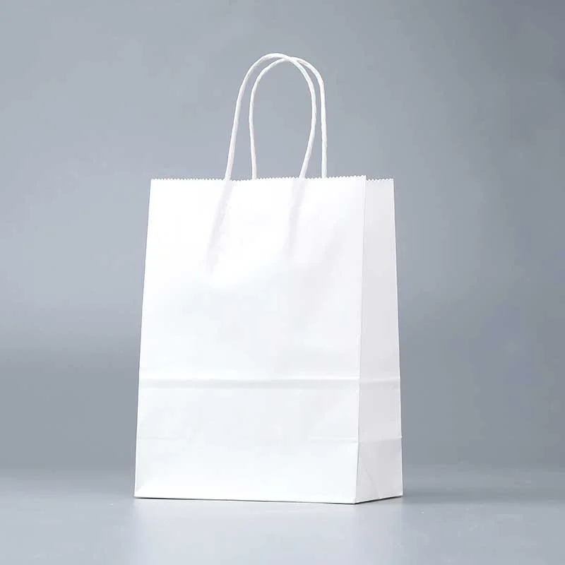 White Kraft Paper Bags Wholesale Factory (3)