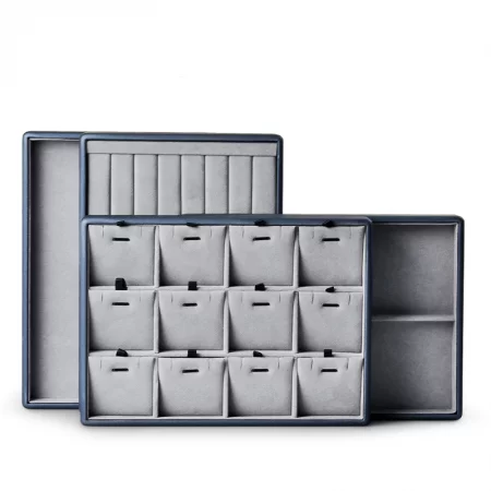 Custom Suede Leatherette Jewelry Display Trays00001