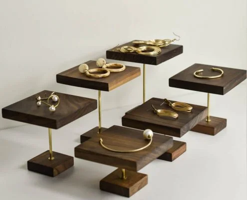 Painted Lacquered Wooden Jewelry Display-1