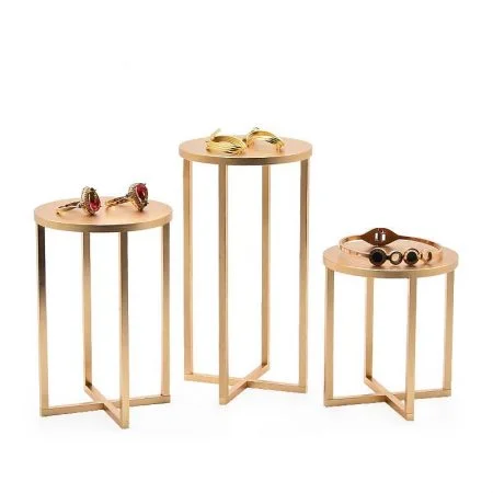 Luxury Gold Metal Jewellery Display Stands -5
