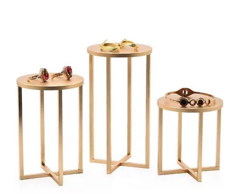 Luxury Gold Metal Jewellery Display Stands -5