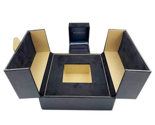 Luxury Leather Diamond Ring Boxes -6