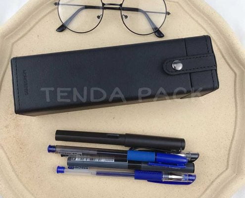 Leather Writing Case Pen Box Pen Organizer-1