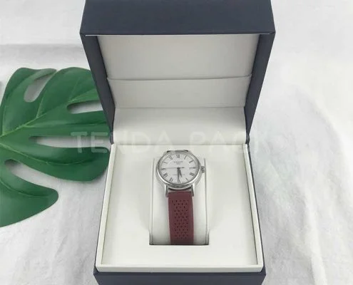 Fancy Textured Leatherette Watch Boxes-3