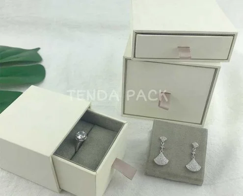 Rigid Paper Drawer Jewelry Boxes-4