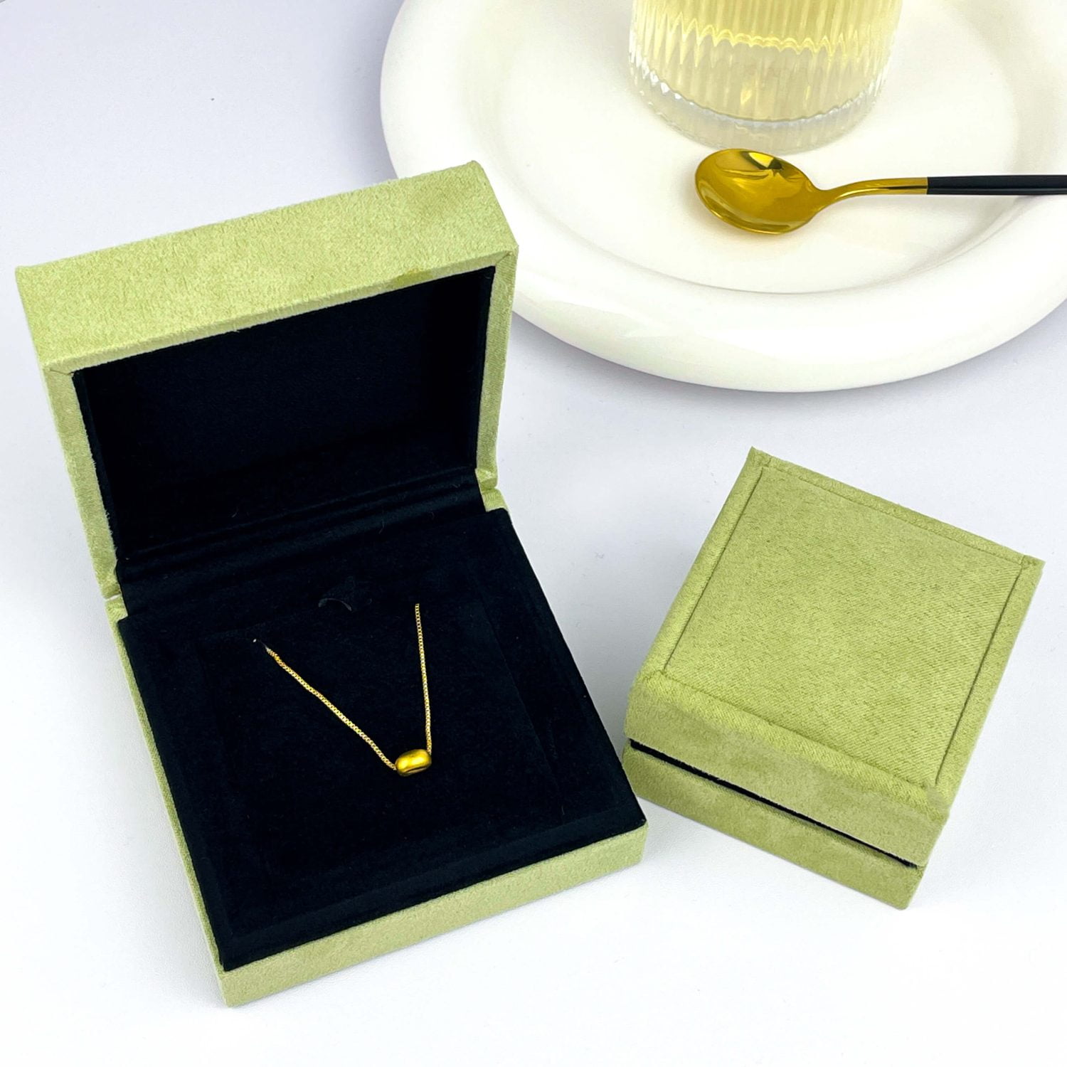 Wedding Engagement Luxury Ring Box Jewelry Case Wedding Ring Box Gift